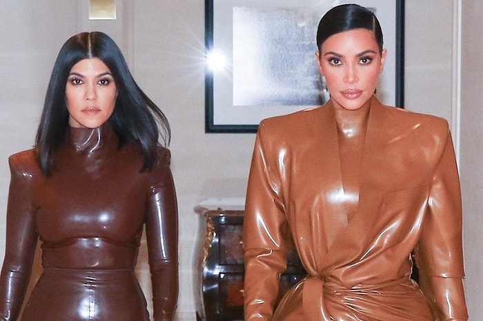 Ким Кардашян отправилась на церковную службу в костюме из латекса