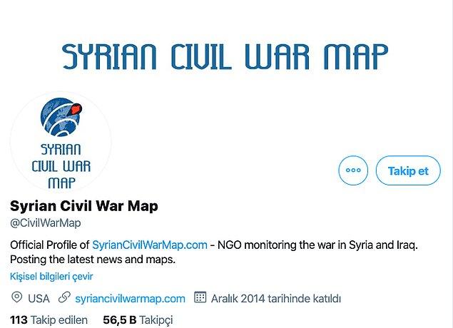 2. Syrian Civil War Map