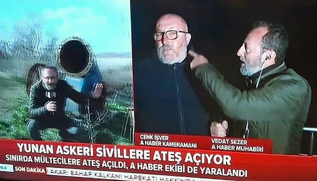 Bugün ise, A Haber muhabiri Vedat Sezer ve kameraman Cenk İşver'in tampon bölgede kaydettikleri ve yaşanan olayları izledik.