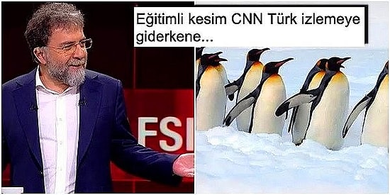 Ahmet Hakan'ın 'Eğitimli Kesim CNN Türk İzliyor' Yorumu Sosyal Medyada Gündem Olunca İlginç Tepkiler Gecikmedi