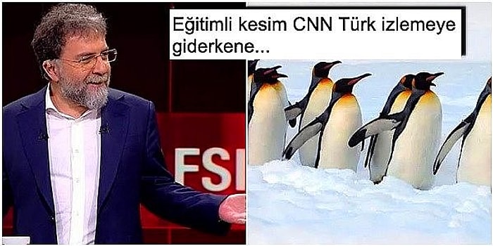 Ahmet Hakan'ın 'Eğitimli Kesim CNN Türk İzliyor' Yorumu Sosyal Medyada Gündem Olunca İlginç Tepkiler Gecikmedi