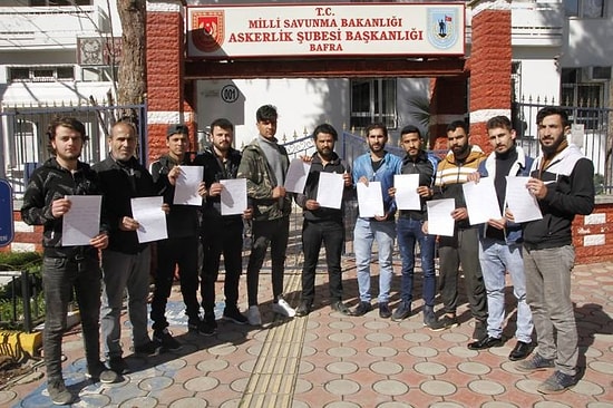 Samsun'da Bir Grup Suriyeli Gönüllü Asker Olmak İçin Başvuru Yaptı!