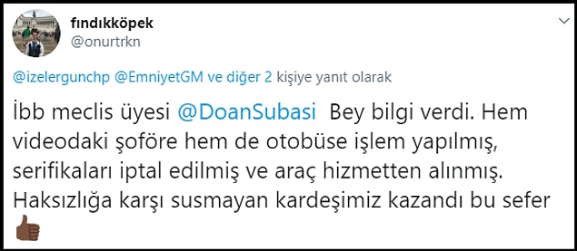 Görüntülerin sosyal medyada tepki çekmesinin ardından ise böyle bir açıklama yapıldı. Açıklamaya göre ise İBB Meclis Üyesi Doğan Subaşı'nın bilgi verdiği söylendi.