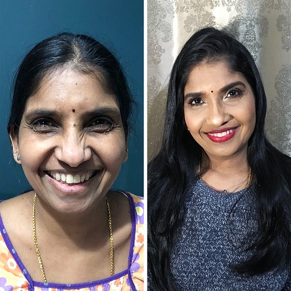 "Моя мама совсем не красится. Но как же она была счастлива, когда я решила сделать ей макияж!"