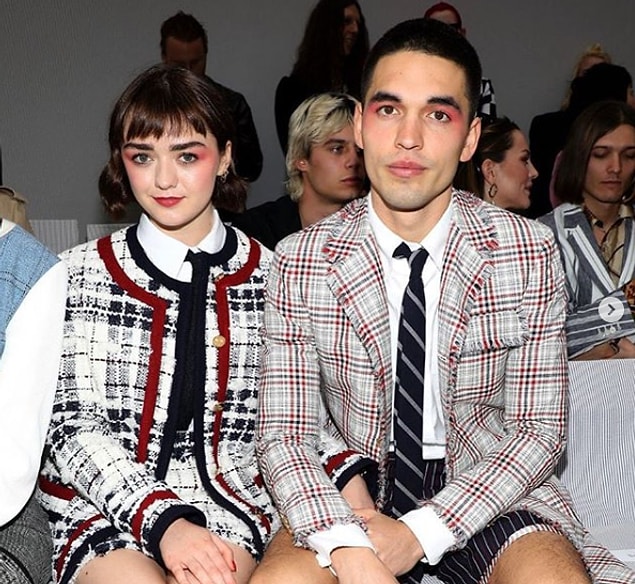 Birbiriyle uyumlu çiftler, bize ne kadar itici gelmiş olsalar da Maisie Williams ve Reuben Selby çifti ise bir o kadar gözlerimizi kamaştırıyor.