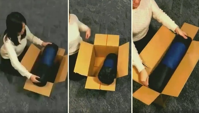 Boyutu Koliye Uymayan Eşyanızı Sığdırmak İçin Kullanabileceğiniz Müthiş Yöntem!