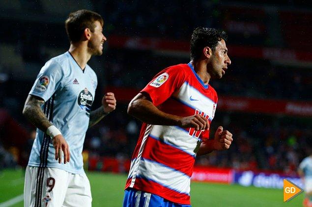 La Liga'nın 26. haftasında Granada ve Celta Vigo karşı karşıya geldi. Maç 0-0 sona ererken, İsmail Köybaşı ve Okay Yokuşlu 90 dakika görev yaptılar.