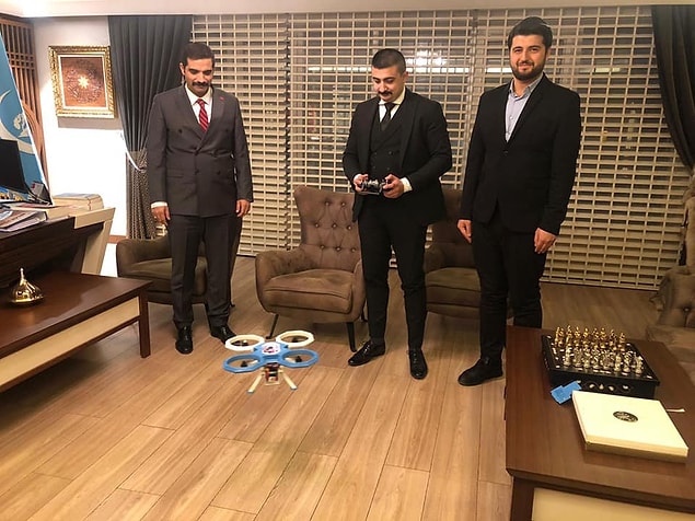 Yerli imkanlarla üretildiği vurgulanan drone'a, 'Tulpar' ismi verildi.