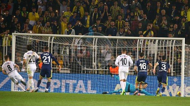 45. dakikada Murawski'nin penaltı golüyle Denizlispor skoru 1-1 yaptı.