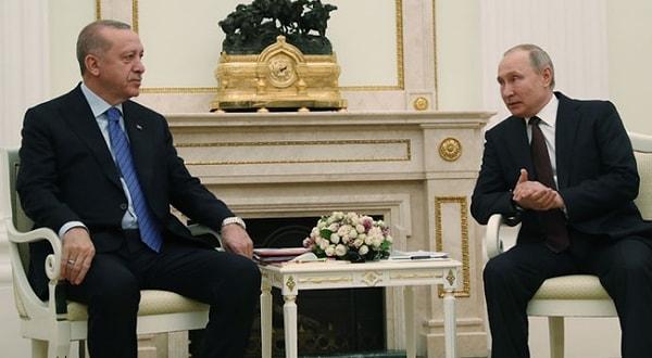 Bildiğiniz gibi 5 Mart'ta Cumhurbaşkanı Recep Tayyip Erdoğan, Rusya lideri Putin'le görüşmek için Moskova'ya gitmişti.