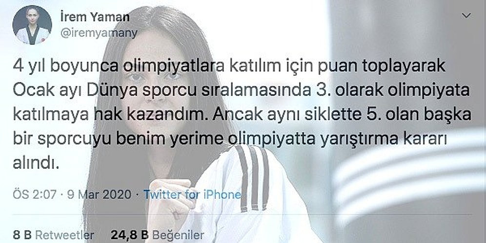 Adaletsizlik mi Var? İki Dünya Şampiyonluğu Sahibi İrem Yaman Tokyo Olimpiyatları'nda Milli Kadroya Giremedi