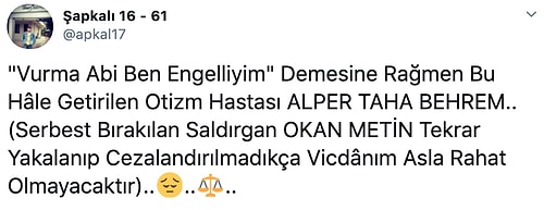 Otistik Genç, Kız Arkadaşına Laf Attığını İddia Eden Biri Tarafından Darp Edildi: 'Vurma Ben Engelliyim!'