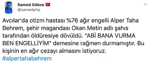 Otistik Genç, Kız Arkadaşına Laf Attığını İddia Eden Biri Tarafından Darp Edildi: 'Vurma Ben Engelliyim!'