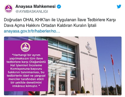 AYM’den OHAL İptali: Pasaport ve El Konulan Mallarla İlgili İlave Tedbirlere Başvuru Hakkı Geliyor