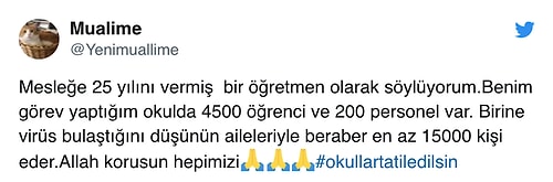 Sağlık Bakanı'Milli Eğitim ile Görüşeceğiz' Dedi: Sosyal Medyanın Gündemi Koronavirüs Nedeniyle #okullartatiledilsin