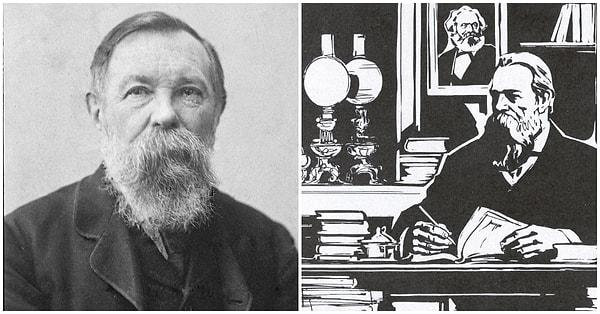 Friedrich Engels Alman asıllı bir filozof, gazeteci, iş adamı ve Karl Marx'ın en yakın yoldaşıydı.