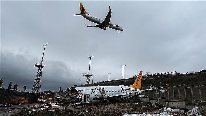 Sabiha Gökçen'deki Kazaya İlişkin Ön Rapor Hazırlandı: 'İnişten 6 Dakika Önce Uçağa Yıldırım Düştü'