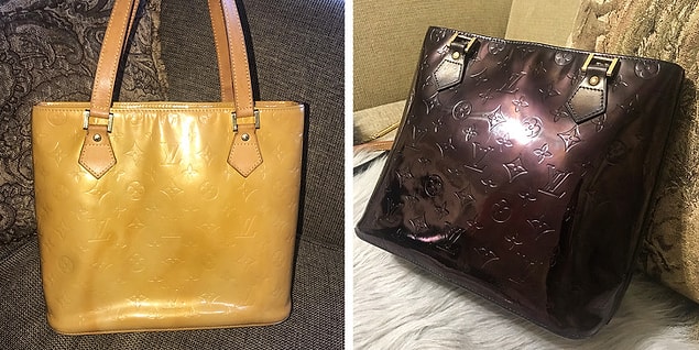 9. "Yeni bir Louis Vuitton çanta alamayacağım için ben de 2.elini 75 dolara aldım ve boyadım."