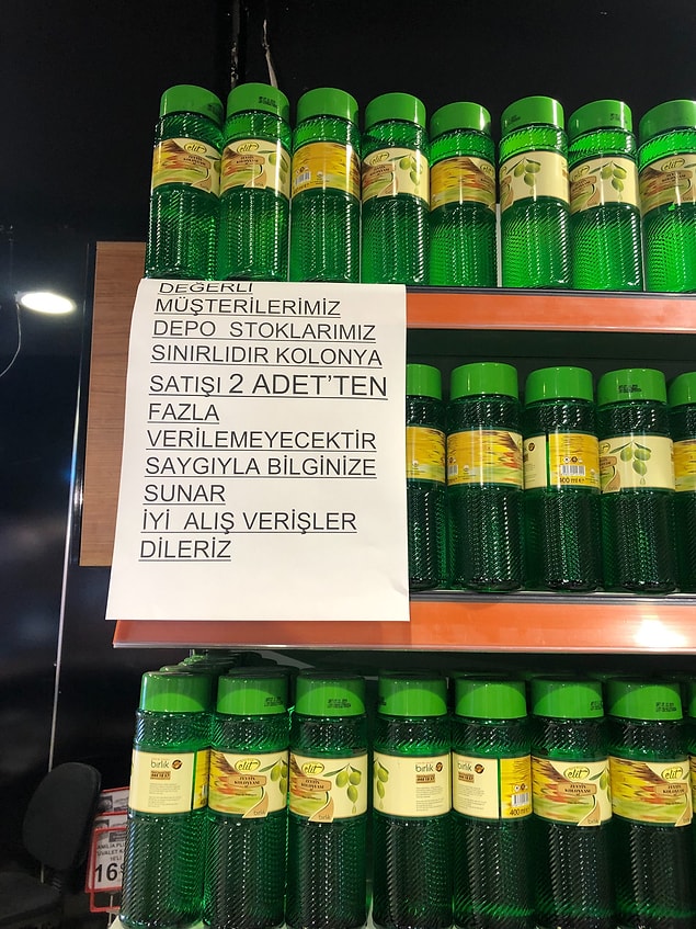 7. Kolonya çılgınlığı hız kesmiyordu!