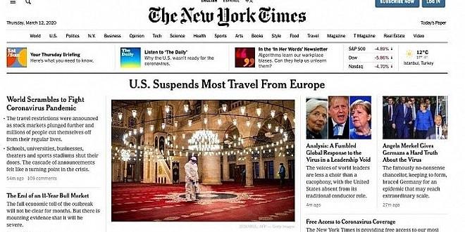 New York Times'ın Koronavirüs Haberinde Kullandığı Türkiye Fotoğrafı Tepki Çekti