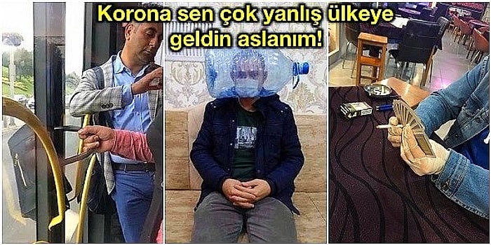Memleketimden Çok Acayip Korona Manzaraları! Virüs Sebebiyle Paniğe Kapılanların Aldığı İlginç Önlemler