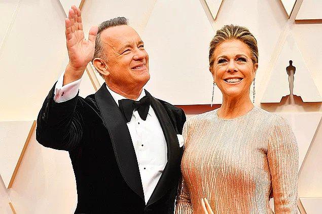 1. Tom Hanks ve eşi Rita Wilson