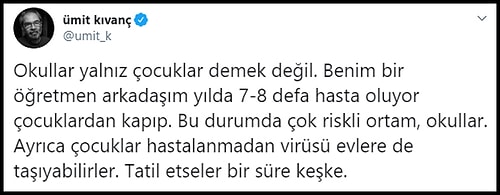 Sosyal Medyada 'Okullar Tatil Edilsin' Çağrısı: 'Yarın Çok Geç Olabilir'