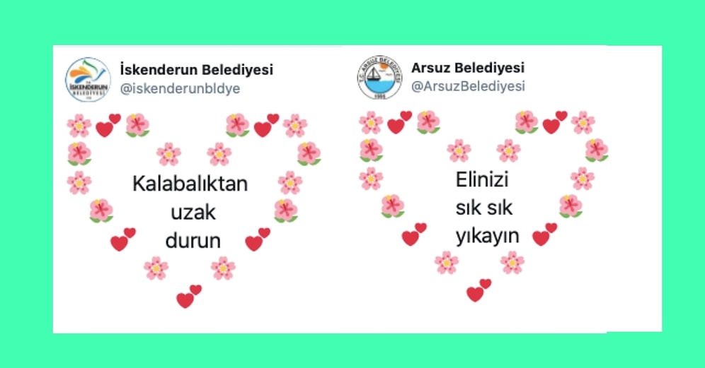 Koronovirüs Nedeniyle Sağlık Önlemleri Had Safhaya Çıkmışken Belediyelerimizin Yaptığı Küçük Hatırlatmalar