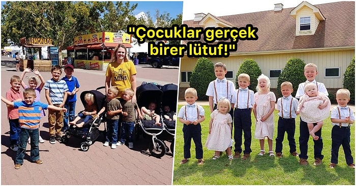 Kendi Aileleri Gibi Büyük Bir Aile Olmak İstedikleri İçin 10 Çocuk Yapan Çiftin Son Derece Renkli Hayat Hikayesi