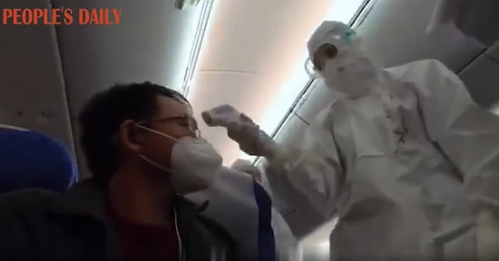 Tahliye Edilen Çin Vatandaşının Uçaktan İnip Karantinada Kalacağı Otele Kadar Geçen Süreçte Yaşadıkları