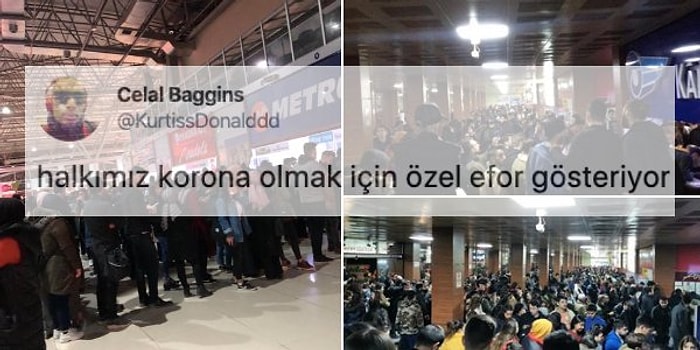 Tatil Kararıyla Üniversite Öğrencilerinin Terminallerde Oluşturduğu Yoğunluk Sosyal Medyayı İkiye Böldü