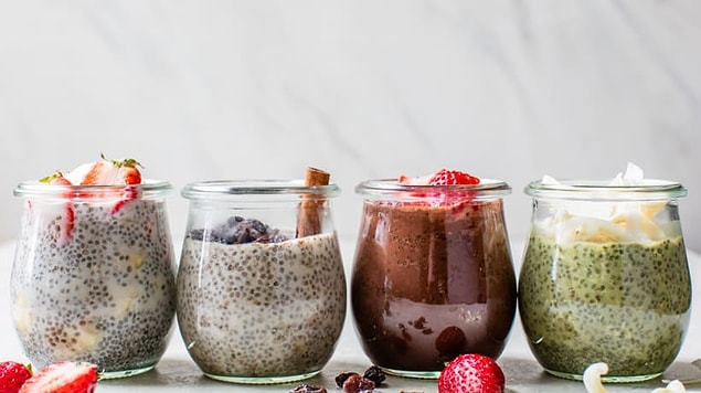 1. Chia tohumlu puding