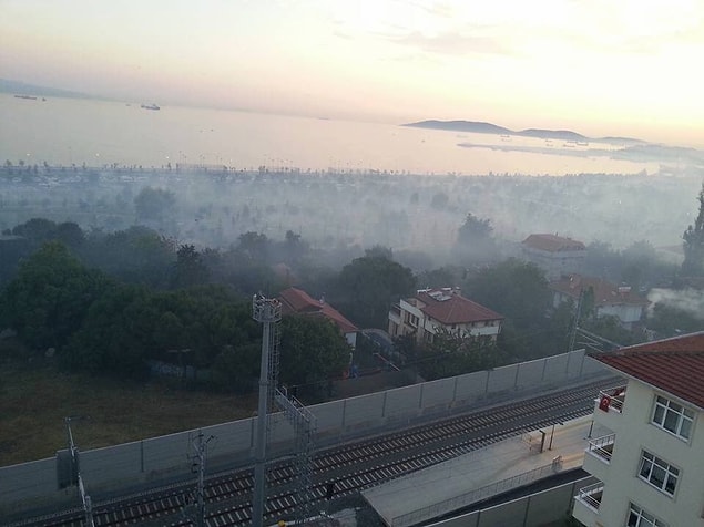 "Sahil yolu duman altı oluyordu"