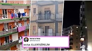 Koronavirüs Nedeniyle Evlerinden Çıkamayan İtalyanların Birbirlerine Moral Vermek İçin Buldukları Muazzam Çözüm