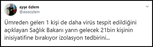 Türkiye'de 6. Koronavirüs Vakası Umreden Dönen Bir Kişide Görüldü: 21 Bin Kişinin Daha Gelmesi Bekleniyor