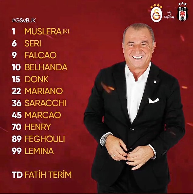 Takımlar sahaya bu 11'lerle çıktılar: