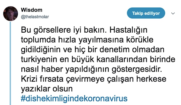 Ancak tepkilerin sebebi şu: Yapılan araştırmalara göre hastalık bulaşma riski en yüksek meslek gruplarından biri diş hekimleri. Bu yüzden Kanal D haber ve Aslı Ercanlı şu an sosyal medyada gündemde.