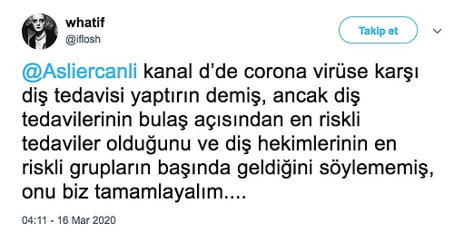 Kanal D Haber'de 'Koronavirüs'ten Korunmak İçin Diş Hekimine Gidin' Diyen Doktorun Açıklamaları Büyük Tepki Gördü