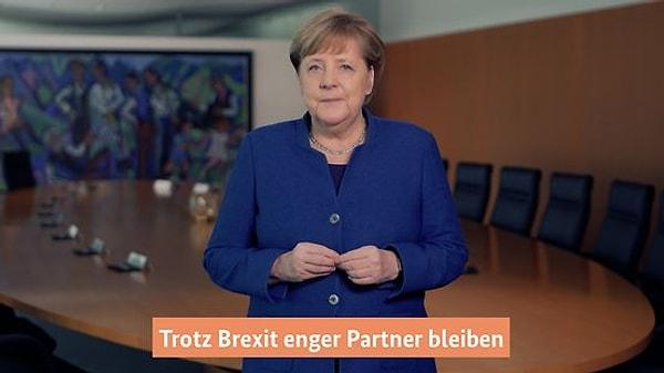 Merkel videoda, Almanya’nın virüse karşı nasıl mücadele ettiği anlattı ve halka da önerilerde bulunuldu.