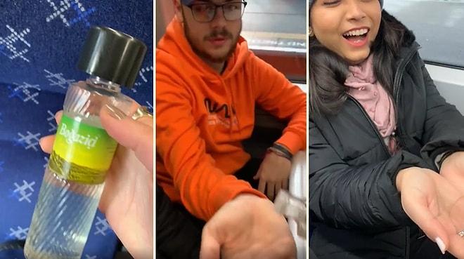 İngiltere'de Metrodaki İnsanlara Kolonya Döken Türk