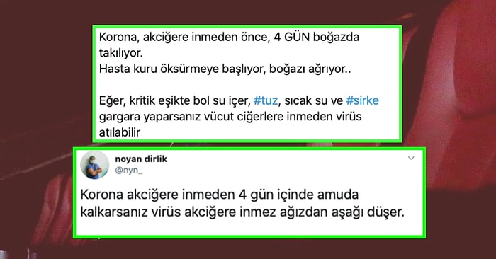 Koronavirüsle Mücadele Yöntemi Olarak Yalan Yanlış Bilgiler Yayanlara Bir Çift Lafı Olan İnsanlar