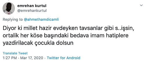 Erdoğan'ın 3 Çocuk Teşviğini Hatırlatan AKP'li Çamlı: 'Şer Gibi Gözüken Korona İstirahati, Berekete Vesile Olacaktır'