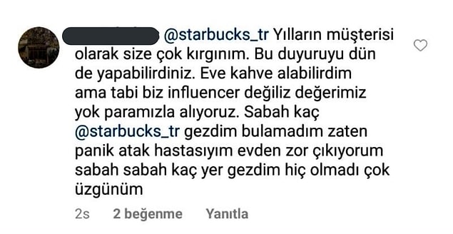 2. Starbucks mağazalarını kapattığını duyurunca bazı kullanıcılar yıkıldı.
