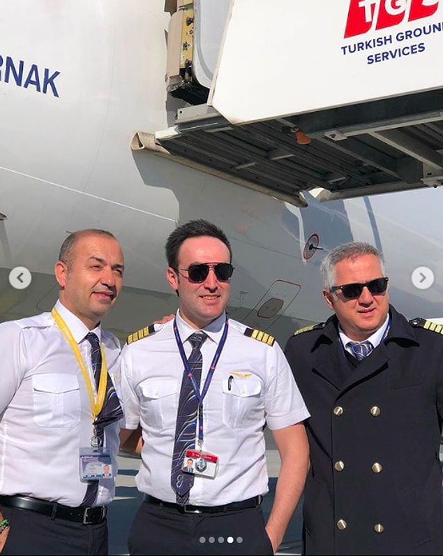 "Ben de nişanlımla beraber tüm kabin ekibi ve aileleri gibi önlem amaçlı 15 gün evdeyim, lütfen sizler de bu günleri evinizde, kurallara uyarak ve içinize dönerek geçirin..."