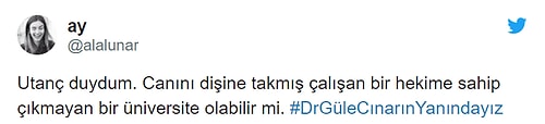 Ankara Üniversitesi'nin İnceleme Başlattığı 'Koronavirüs Uyarısı' Yapan Doktora Destek: #DrGüleÇınarınYanındayız