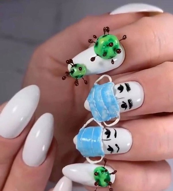 Тогда безумный тренд отразился на ногтевой индустрии.