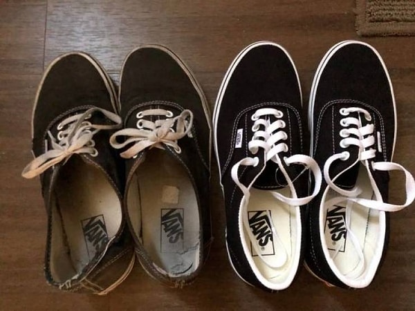 7. Старые и новые кеды Vans
