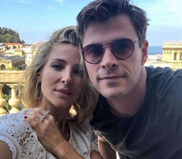 7. Крис Хемсворт и Эльза Патаки