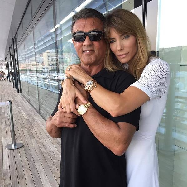 12. Сильвестр Сталлоне и Дженнифер Флавин