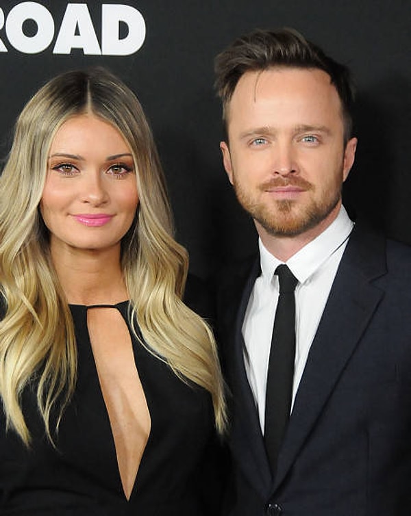 17. Аарон Пол и Лорен Парсекян